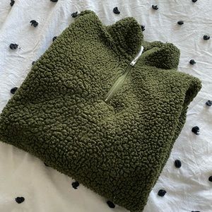 Faux sheep pull-over